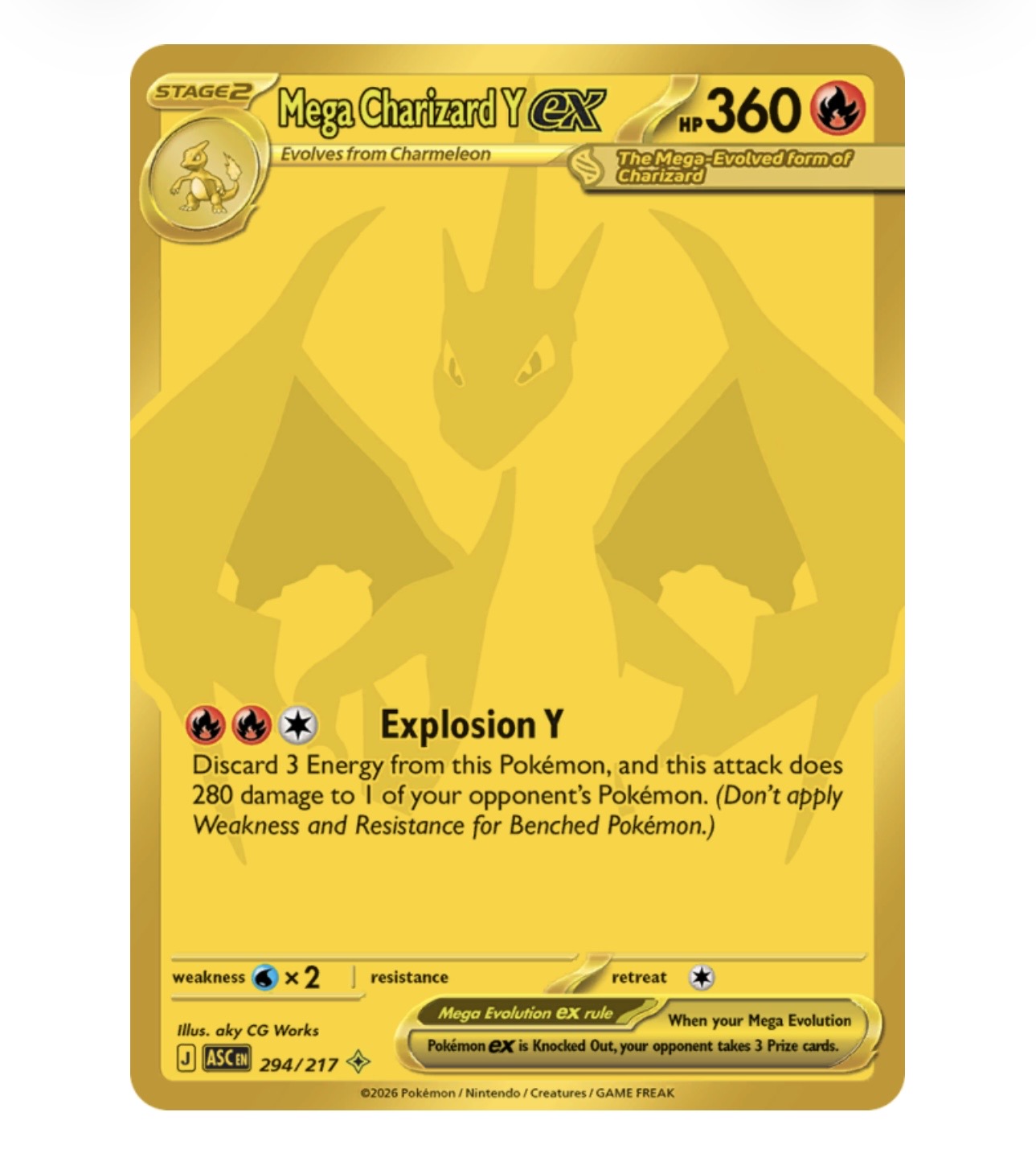Mega charizardY ex