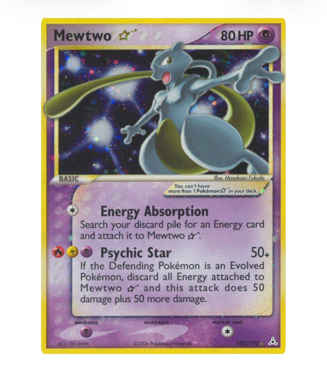 Mewtwo gold star