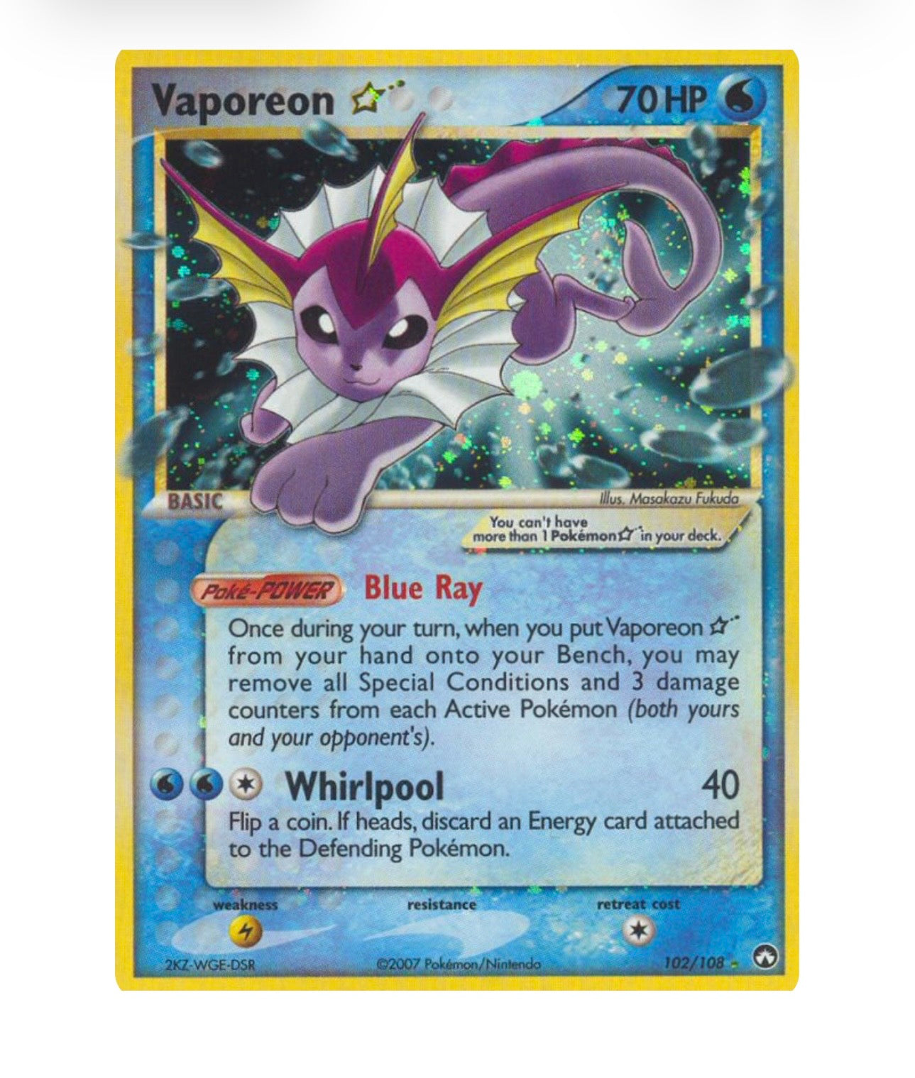 Vaporeon gold star