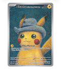 Grey felt hat pikachu