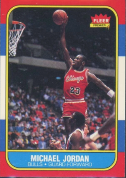 1986-87 Michael Jordan Iconic Fleer Rookie Card